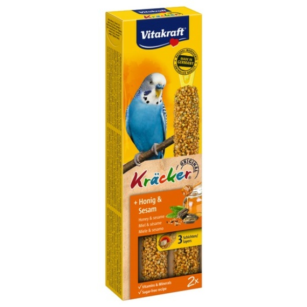 Vitakraft Kracker 2szt Papuga falista Miodowy 60g [10606]