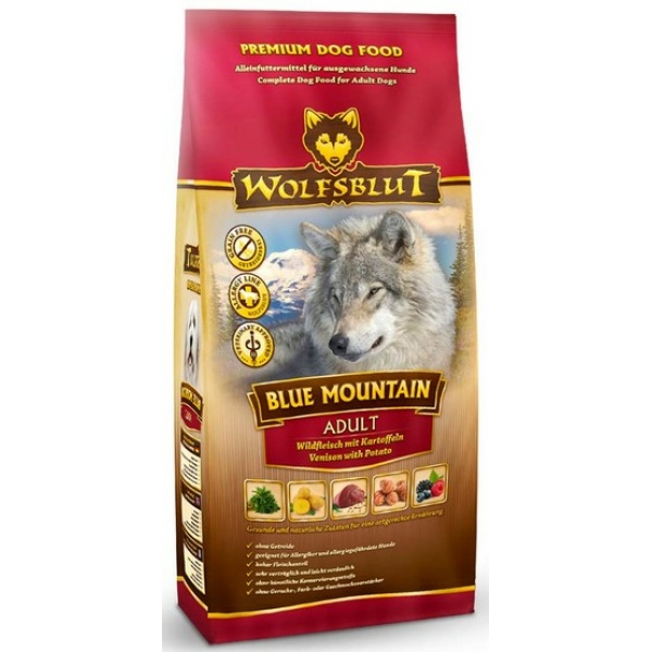 Wolfsblut Dog Blue Mountain - dziczyzna i owoce leśne 500g