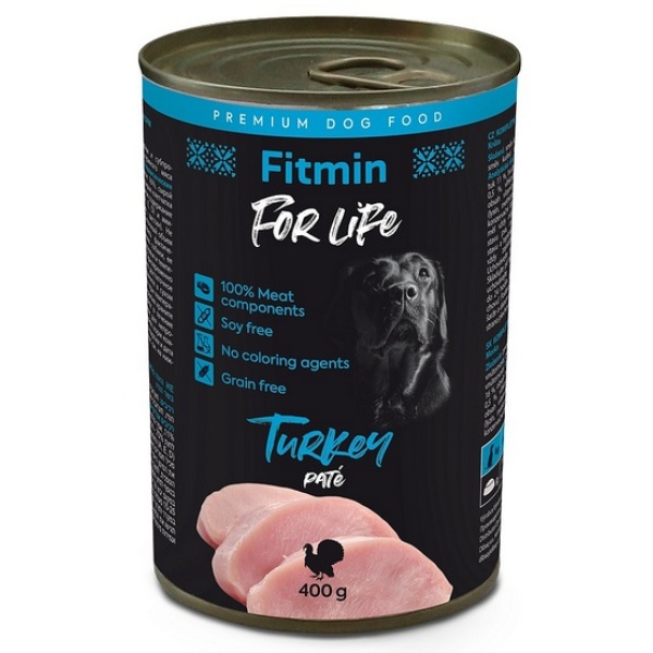 Fitmin Dog For Life Turkey puszka 400g