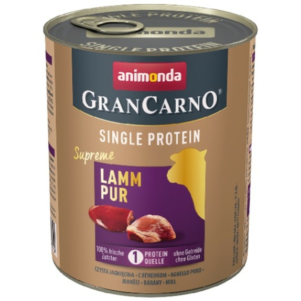 Animonda GranCarno Single Protein Jagnięcina puszka 800g - obrazek 3