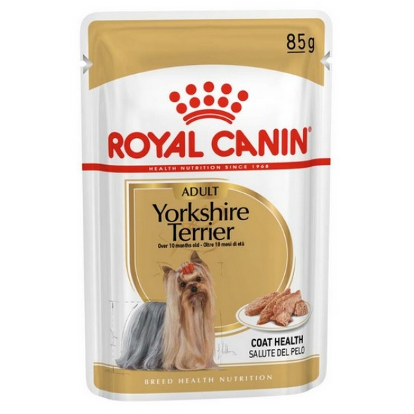 Royal Canin Yorkshire Terrier Adult karma mokra - pasztet, dla psów dorosłych rasy yorkshire terrier saszetka 85g - obrazek 3