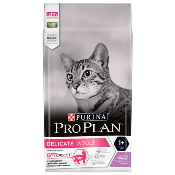 Purina Pro Plan Cat Adult Delicate Digestion z indykiem 1,5kg - obrazek 3