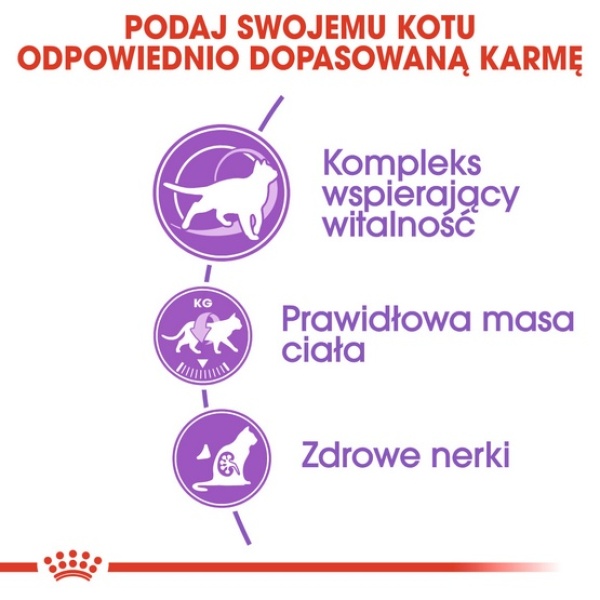 Royal Canin Sterilised 7+ karma sucha dla kotów dorosłych, od 7 do 12 roku życia, sterylizowanych 1,5kg - obrazek 6