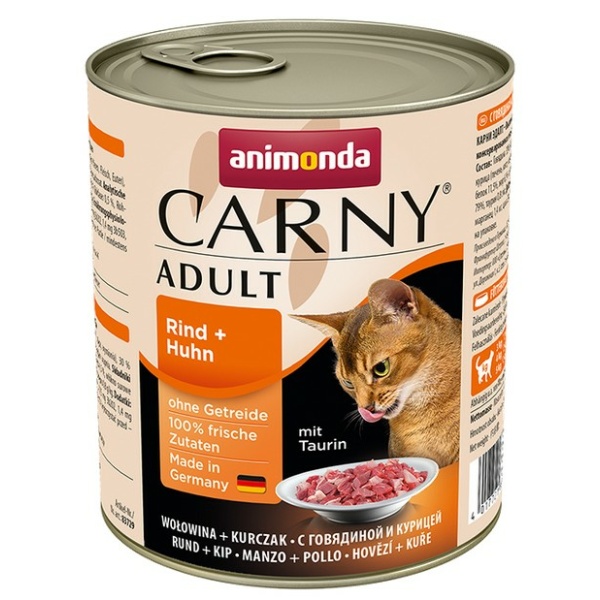 Animonda Carny Adult Wołowina + Kurczak puszka 800g - obrazek 3