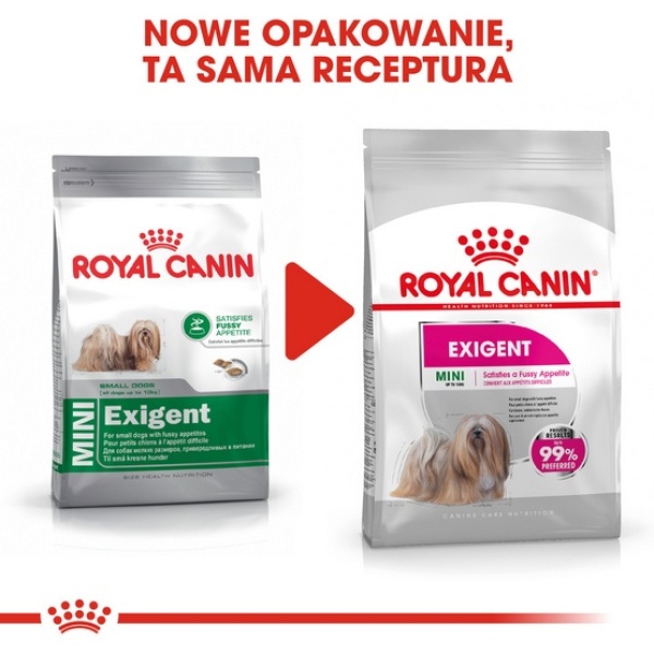 Royal Canin Mini Exigent karma sucha dla psów dorosłych, ras małych, wybrednych 3kg - obrazek 4