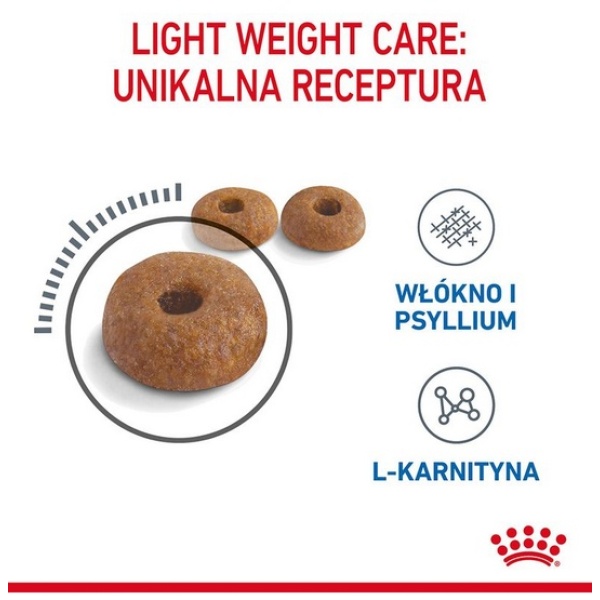Royal Canin Light Weight Care karma sucha dla kotów dorosłych, utrzymanie prawidłowej masy ciała 8kg - obrazek 4