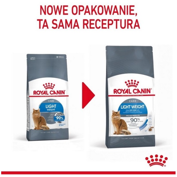 Royal Canin Light Weight Care karma sucha dla kotów dorosłych, utrzymanie prawidłowej masy ciała 8kg - obrazek 6
