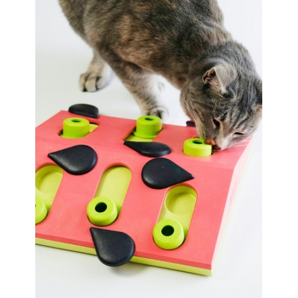 Nina Ottosson Cat Melon Madness Puzzle & Play - gra edukacyjna dla kotów - obrazek 7