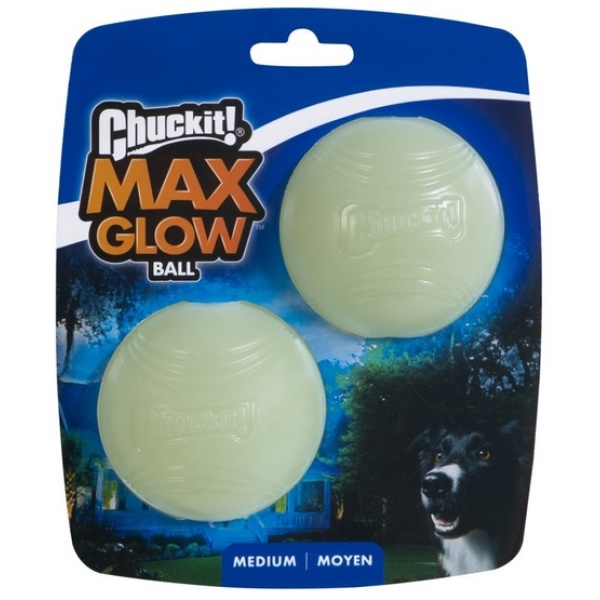 Chuckit! Max Glow Ball Medium 2pak [33067]