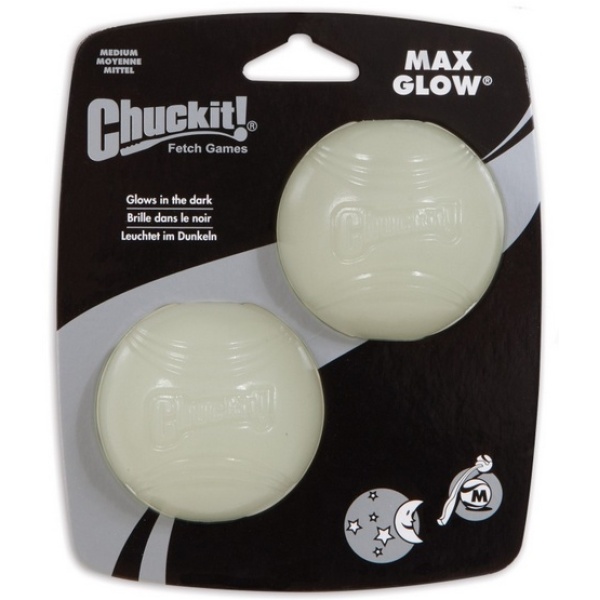 Chuckit! Max Glow Ball Medium 2pak [33067] - obrazek 3