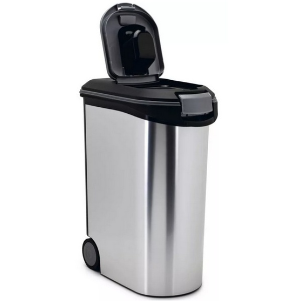 Curver Pojemnik na karmę srebrny 20kg - obrazek 3