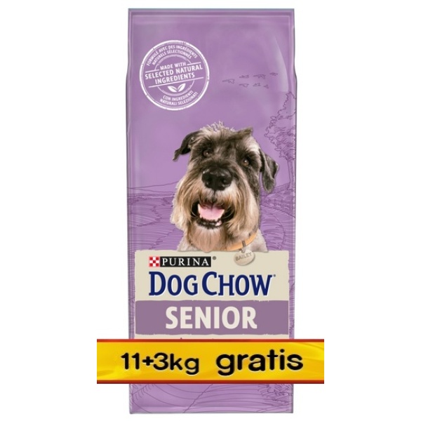 Purina Dog Chow Senior Jagnięcina 14kg (11+3kg gratis) - obrazek 3