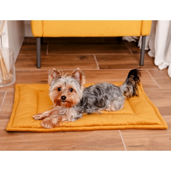MIMIKO Pets Mata Velvet 70x50cm musztarda - obrazek 4