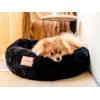 MIMIKO Pets Legowisko Shaggy okrągłe L 60cm czarne - obrazek 4
