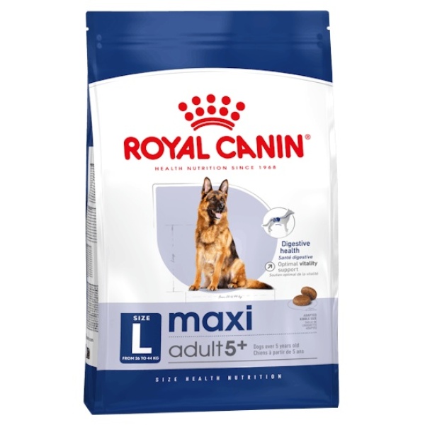 Royal Canin Maxi Adult 5+ karma sucha dla psów starszych, od 5 do 8 roku życia, ras dużych 15kg