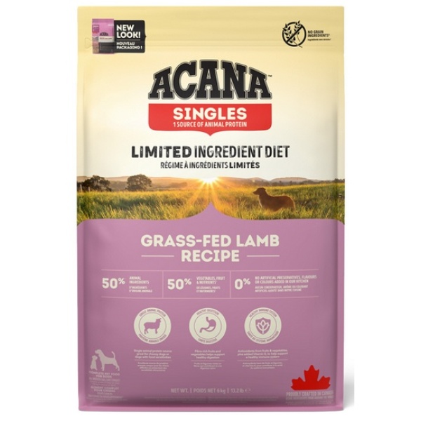 Acana Singles Grass-Fed Lamb 6kg