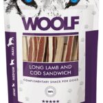Woolf Soft Lamb & COD Sandwich Long 100g - obrazek 3