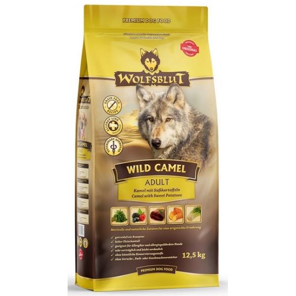 Wolfsblut Dog Wild Camel wielbłąd i bataty 12,5kg