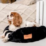 MIMIKO Pets Legowisko Shaggy okrągłe L 60cm czarne - obrazek 3