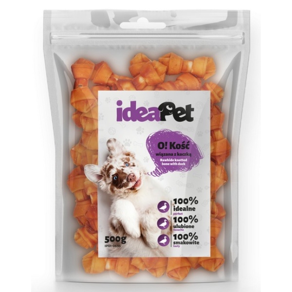 IdeaPet O! Kość wiązana z kaczką 500g - obrazek 5