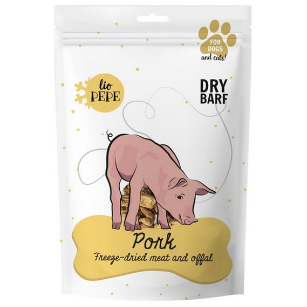 Paka Zwierzaka Lio PEPE Przysmak Pork (Polędwiczka wieprzowa) 60g