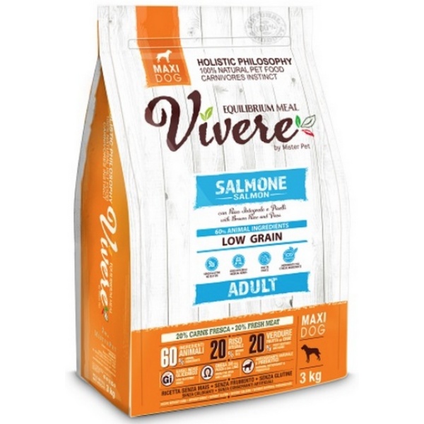 Vivere Dog Maxi Adult Salmon 3kg