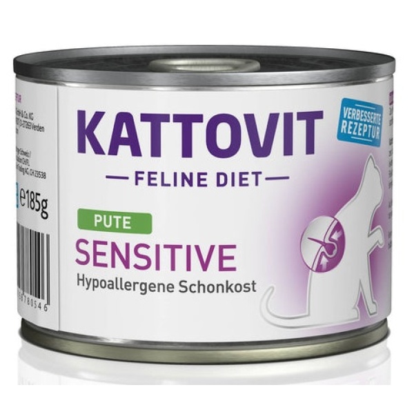 Kattovit Feline Diet Sensitive indyk puszka 185g