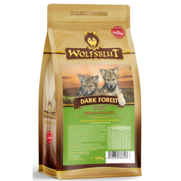 Wolfsblut Dog Puppy Dark Forest - dziczyzna i bataty 500g