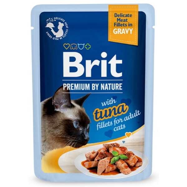 Brit Premium Cat Fillets with Tuna sos saszetka 85g