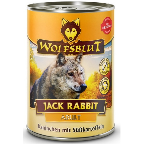 Wolfsblut Dog Jack Rabbit - królik, zając i bataty puszka 395g