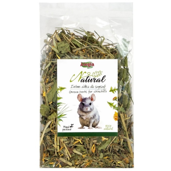 Alegia Natural Zielone ziółka dla szynszyli 120g