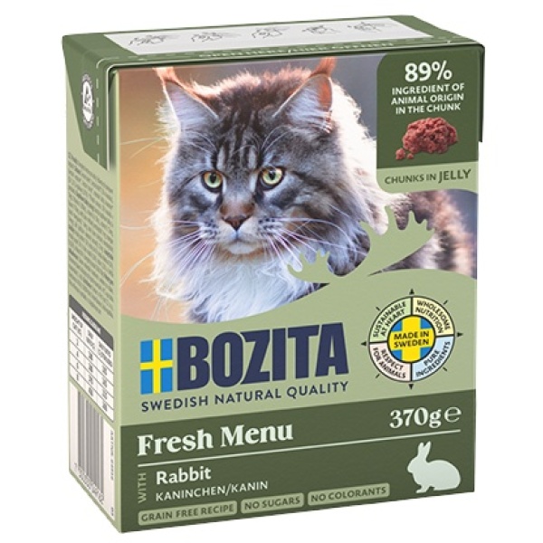 Bozita z Królikiem kawałki w galaretce kartonik 370g