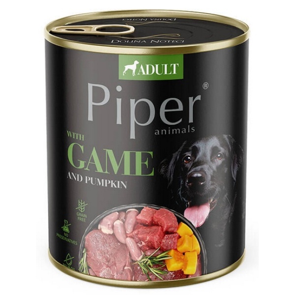 Piper Pies Dziczyzna i dynia puszka 800g