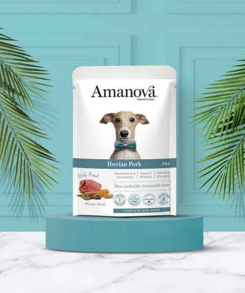 Amanova Dog Adult Iberian Pork - wieprzowina saszetka 300g [P04] - obrazek 4
