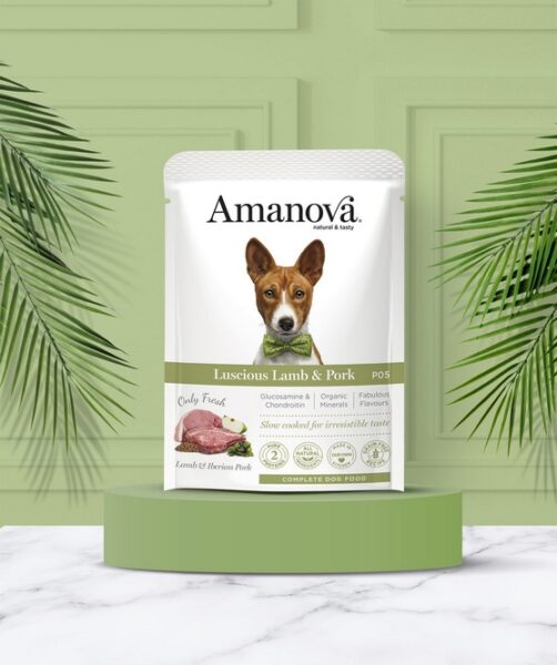 Amanova Dog Adult Luscious Lamb & Pork - jagnięcina i wieprzowina saszetka 300g [P05] - obrazek 4