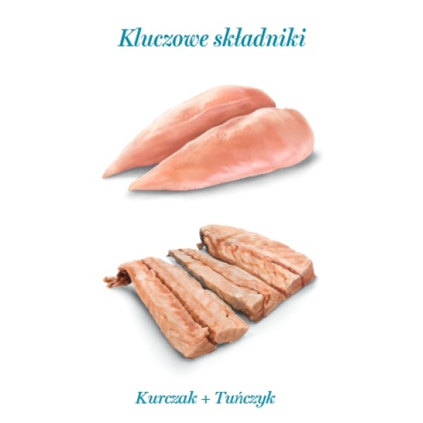 Amanova Cat Chicken & Tuna - kurczak i tuńczyk w bulionie puszka 70g [05] - obrazek 5
