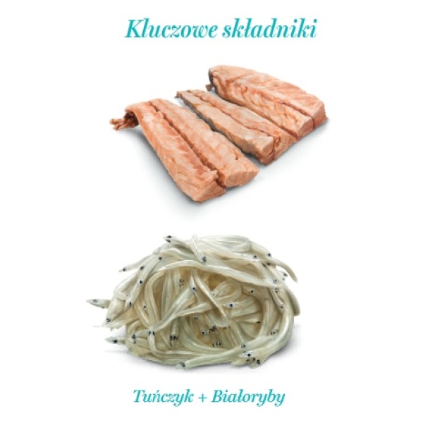 Amanova Cat Tuna & Whitebaits - tuńczyk i białoryby w bulionie puszka 70g [09] - obrazek 5