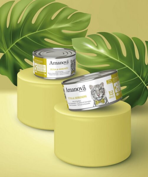 Amanova Cat Tuna & Shrimps - tuńczyk i krewetki w bulionie puszka 70g [12] - obrazek 4