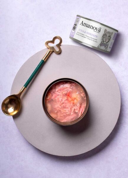 Amanova Cat Tuna & Shrimps - tuńczyk i krewetki w galaretce puszka 70g [10] - obrazek 3