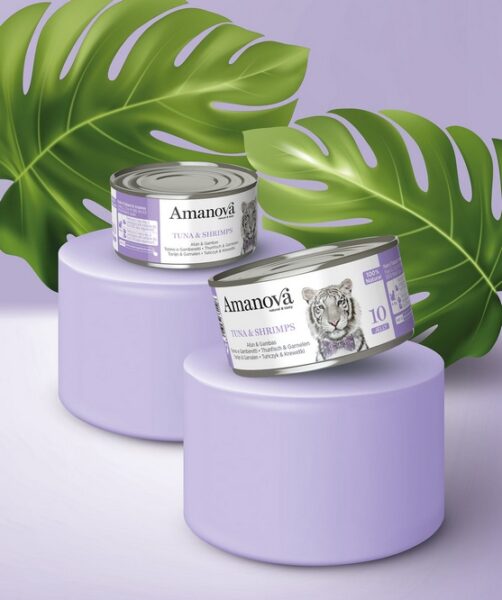 Amanova Cat Tuna & Shrimps - tuńczyk i krewetki w galaretce puszka 70g [10] - obrazek 4