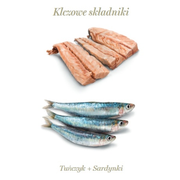 Amanova Cat Tuna & Sardines - tuńczyk i sardynki w galaretce puszka 70g [14] - obrazek 5