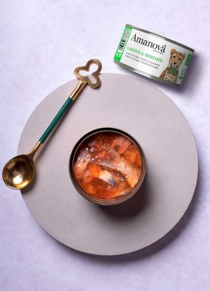 Amanova Cat Sardine & Shrimps - sardynki i krewetki w galaretce puszka 70g [15] - obrazek 3