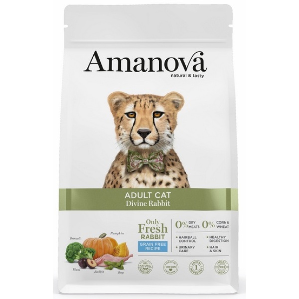 Amanova Cat Adult Divine Rabbit - królik 6kg