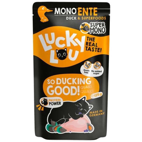 Lucky Lou SuperMono Kaczka saszetka 125g - obrazek 3