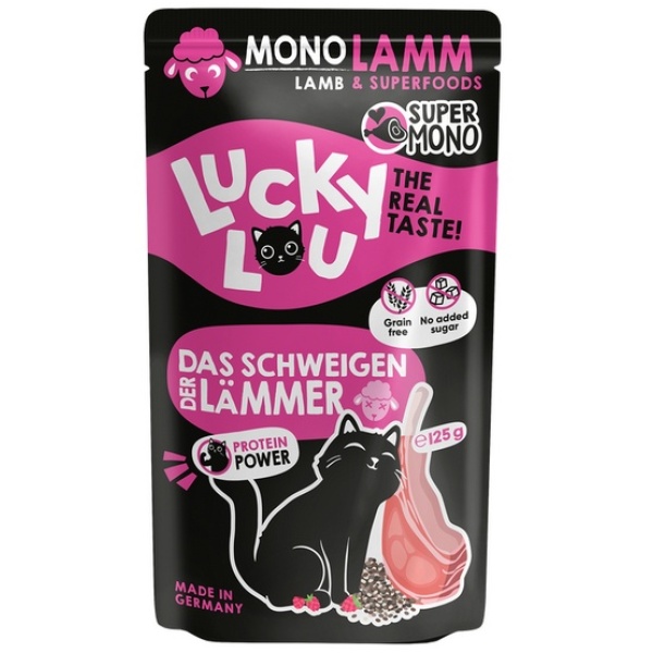 Lucky Lou SuperMono Jagnięcina saszetka 125g - obrazek 3