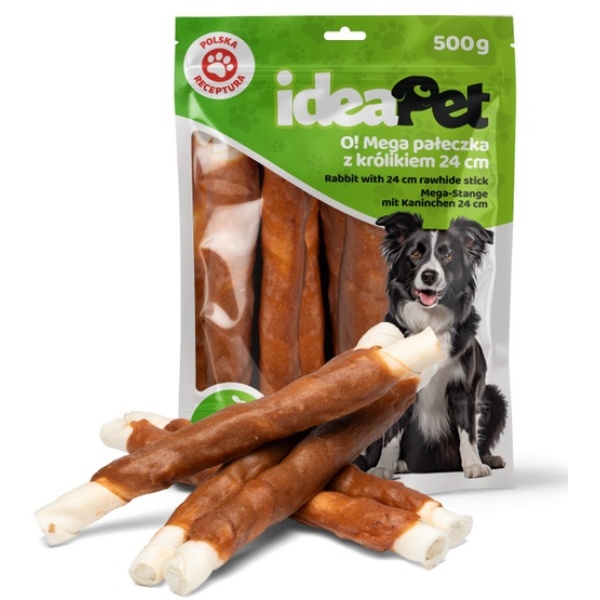 IdeaPet Mega pałeczka z królikiem 500g