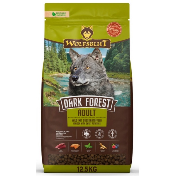 Wolfsblut Dog Dark Forest - dziczyzna i bataty 12,5kg