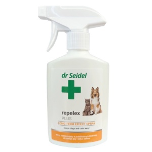Dr Seidel Repelex Plus - Płyn utrzymujący psy i koty z daleka - spray 300ml