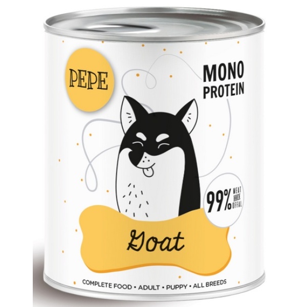 Paka Zwierzaka PEPE Goat (koza) puszka 800g