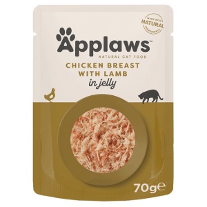 Applaws saszetka dla kota kurczak z jagnięciną w galaretce 70g